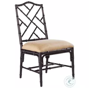 Island Estate Golden Sand And Noche Black Ceylon Side Chair