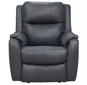 Marquis Horizon Leather Rocker Power Recliner with Power Headrest and USB Charging