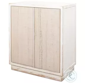 Stefano Antique White 2 Door Commode