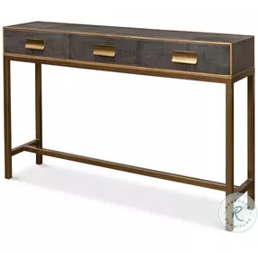 Gideon Antique Grey And Gold Console Table