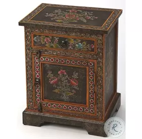 Bihar Brown Hand Painted Chest