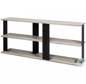 Covet Ivory Bianca And Black Console Table