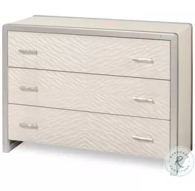 Textures Ivory 3 Drawer Commode