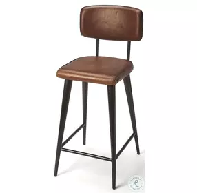 Saddle Brown Counter Height Stool