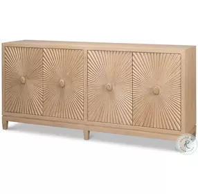 Rayon Biscuit 4 Door Sideboard