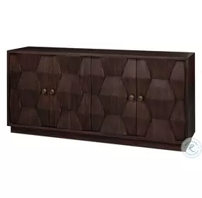 Preston Brown 4 Door Sideboard