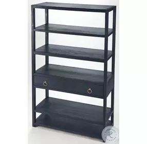 Lark Navy Blue Bookshelf