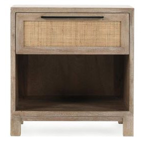 Jensen Meadow Taupe 1 Drawer Nightstand
