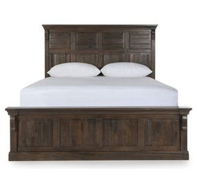 Adelaide Cocoa Brown King Panel Bed