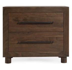 Jaxon Harvest Brown 2 Drawer Nightstand