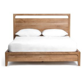 Laguna Natural Maple King Panel Bed