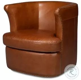 Spencer Havana Brown Swivel Chair