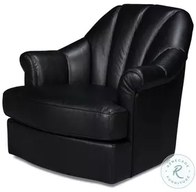 Scoth Onyx Black Swivel Chair