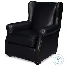 London Onyx Black Accent Chair