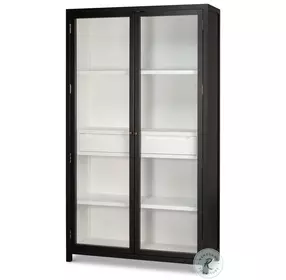 Walker Black Bookcase