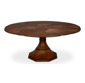Giselle Jupe Palladio 71" Extendable Round Dining Table