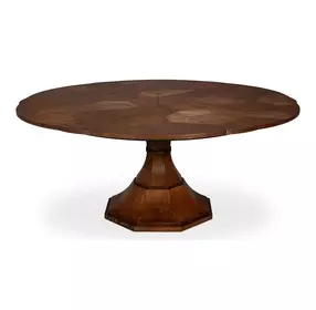 Giselle Jupe Palladio 71" Extendable Round Dining Table