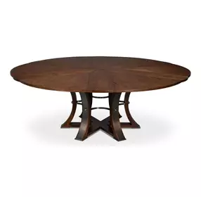 Tower Jupe Palladio 86" Extendable Round Dining Table