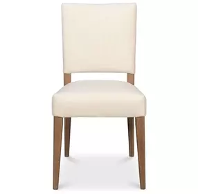 Bauhaus Beige Light Oak Upholstered Dining Chair Set of 2