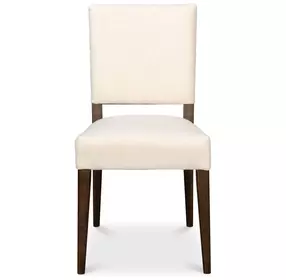 Bauhaus Beige Dark Oak Upholstered Dining Chair Set of 2