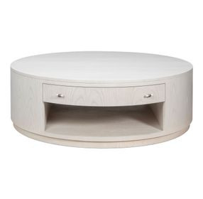 Vero White Round Cocktail Table