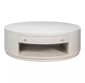 Vero White Round Cocktail Table