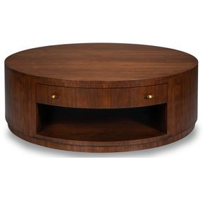 Vero Brown Round Cocktail Table