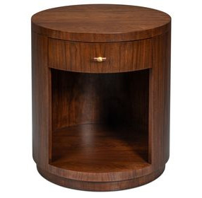 Vero Brown Round Side Table