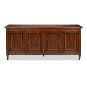 Beaufort Brown 4 Doors Credenza