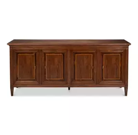 Beaufort Brown 4 Doors Credenza