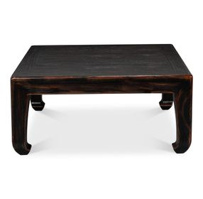 Classic Chinese Black Square Cocktail Table