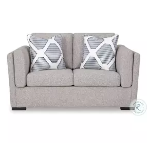 Evansley Pewter Performance Fabric Loveseat