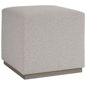 Colby Taupe Upholstered Ottoman