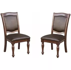 Lordsburg Brown Cherry Side Chair Set of 2