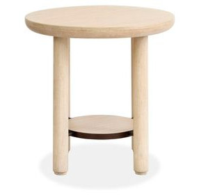 Sunset Cove Sanibel Brown Round End Table