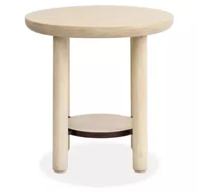 Sunset Cove Sanibel Brown Round End Table