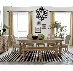 Sonora Snowy Desert Extendable Dining Room Set