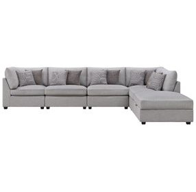 Cambria Gray 6 Piece Modular Sectional