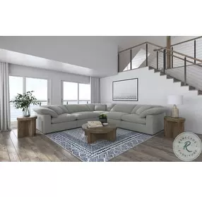 Raleigh Gray 5 Piece Modular Sectional