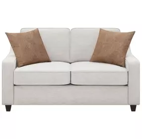 Christine Beige 63" Loveseat