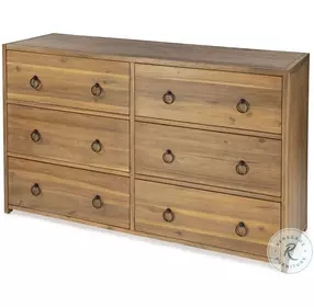 Lark Natural 6 Drawer Dresser