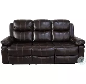 Kellen Brown Power Reclining 80" Sofa Power Footrest