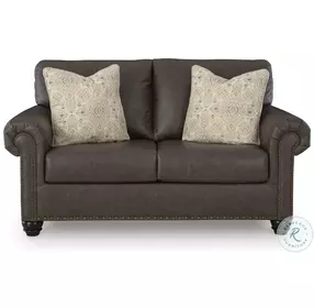 Roxmere Umber Loveseat