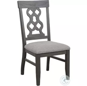 Arasina Distressed Dark Side Chair Set of 2