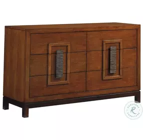 Island Fusion Medium Coconut Shell Brown Tahara Dresser