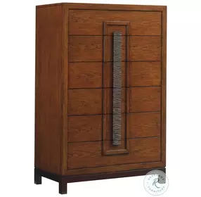 Island Fusion Medium Coconut Shell Brown Java Drawer Chest