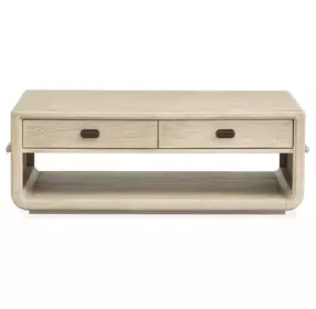 Sunset Cove Sanibel Brown Rectangular Cocktail Table