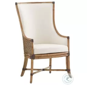 Twin Palms Soft Taupe And Ivory Balfour Host Chair