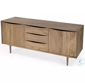 Leonidin Natural Wood Sideboard