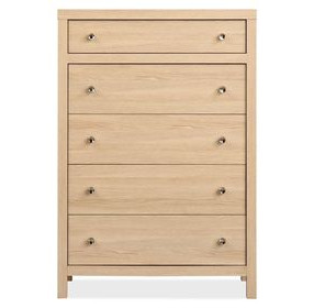 Merrifield Sandstone Beige 5 Drawer Chest